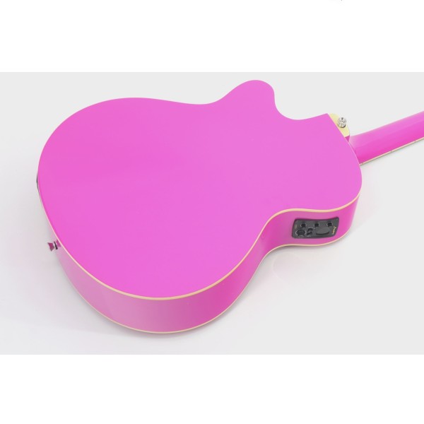 Encontraproduto.com.br - Violão Eletroacústico Cutaway Berlin BE-30C PK -Strinberg