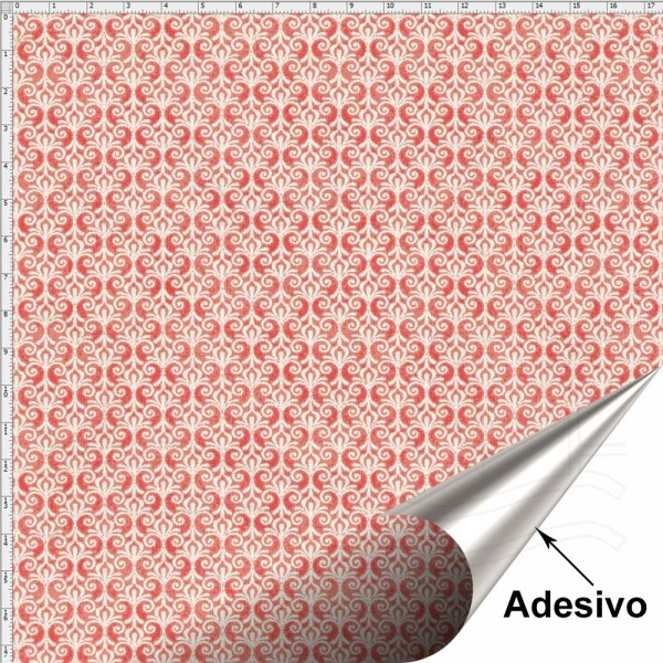 Tecido Adesivo para Patchwork - Arabesco 011 (45x70)