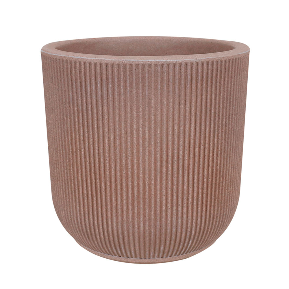 Vaso para Plantas Redondo em Polietileno SP27 Terracota 45X45CM - R.0980.045.045 - Vasart