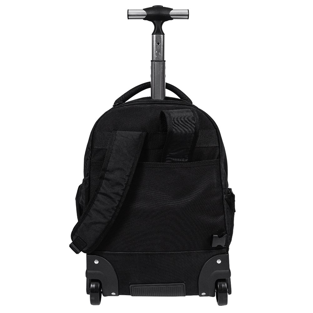 Encontraproduto.com.br - Mochila Carrinho 2 em 1 Sestini Rolling Crinkle Preto