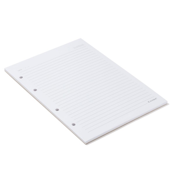 Encontraproduto.com.br - Refil 17 x 24 cm com 40 Folhas Pautado Offset 90 g/m² Cicero