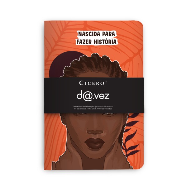 Kit de 4 Revistas da.vez 14x21 - Vitória Ribeiro - miolos variados