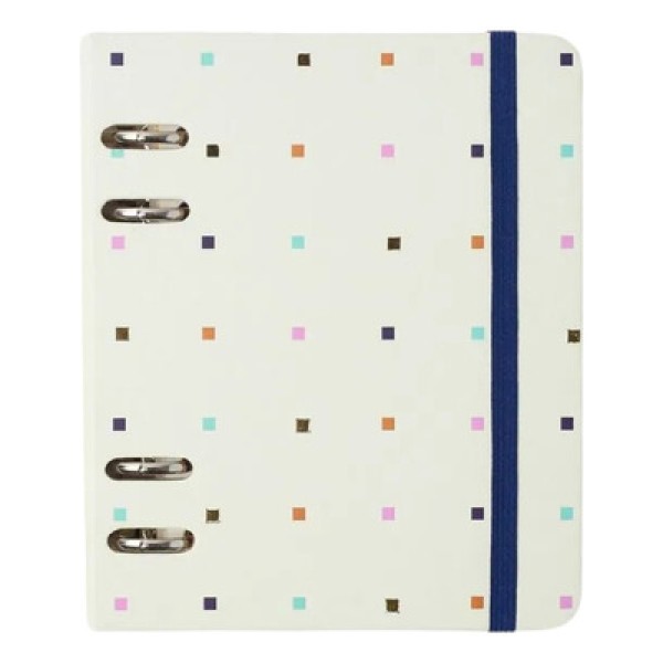 Caderno Argolado Criativo Office Bossa Nova Pontos Off White 10,5 x 14,8 cm 80 Folhas Cicero