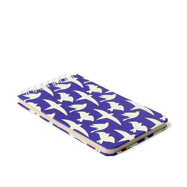 Encontraproduto.com.br - Bloco Wire-O Litoral Pautado 12X20 Revoada Azul