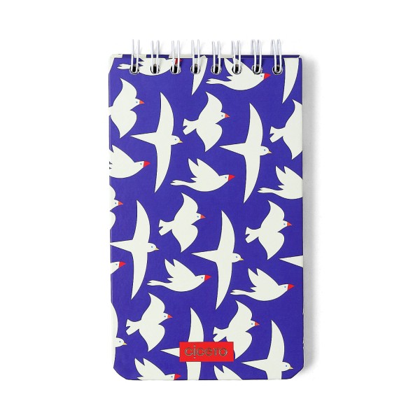 Encontraproduto.com.br - Bloco Wire-O Litoral Pautado 12X20 Revoada Azul