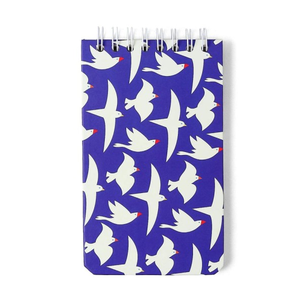 Encontraproduto.com.br - Bloco Wire-O Litoral Pautado 12X20 Revoada Azul