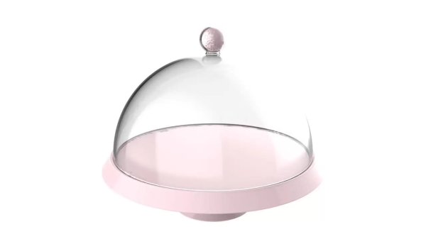 Encontraproduto.com.br - Porta Bolo Crippa Bubble com Pé Himalaia