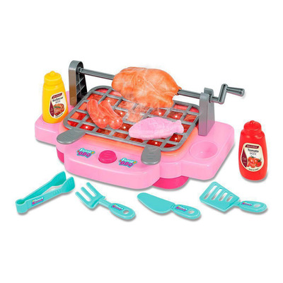 Encontraproduto.com.br - Jogo Comidinha - Churrasqueira a Pilha com Fumaça - Toyng