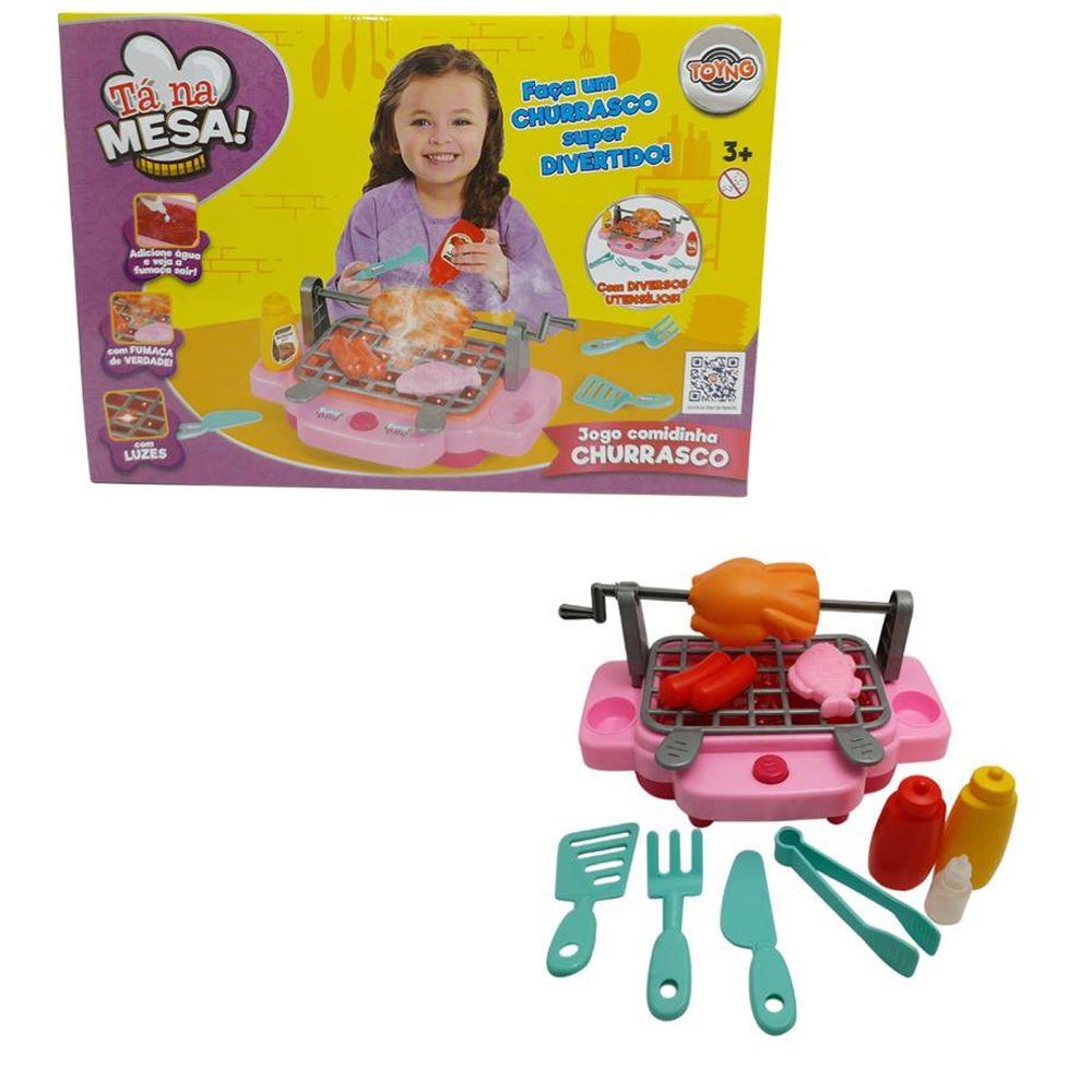Encontraproduto.com.br - Jogo Comidinha - Churrasqueira a Pilha com Fumaça - Toyng
