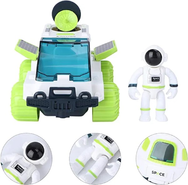 Encontraproduto.com.br - Kit Espacial Veículo Fricção e Astronauta