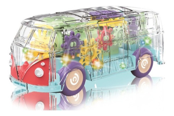 Encontraproduto.com.br - Mini Veículo com Luzes - Tech Gear Neon Van - Toyng