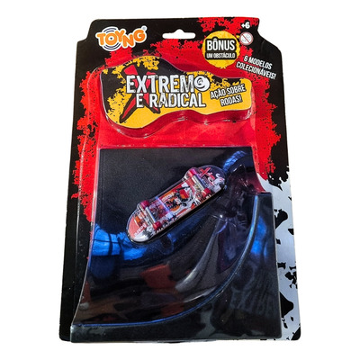 Skate De Dedo Extremo E Radical Com Rampa Toyng
