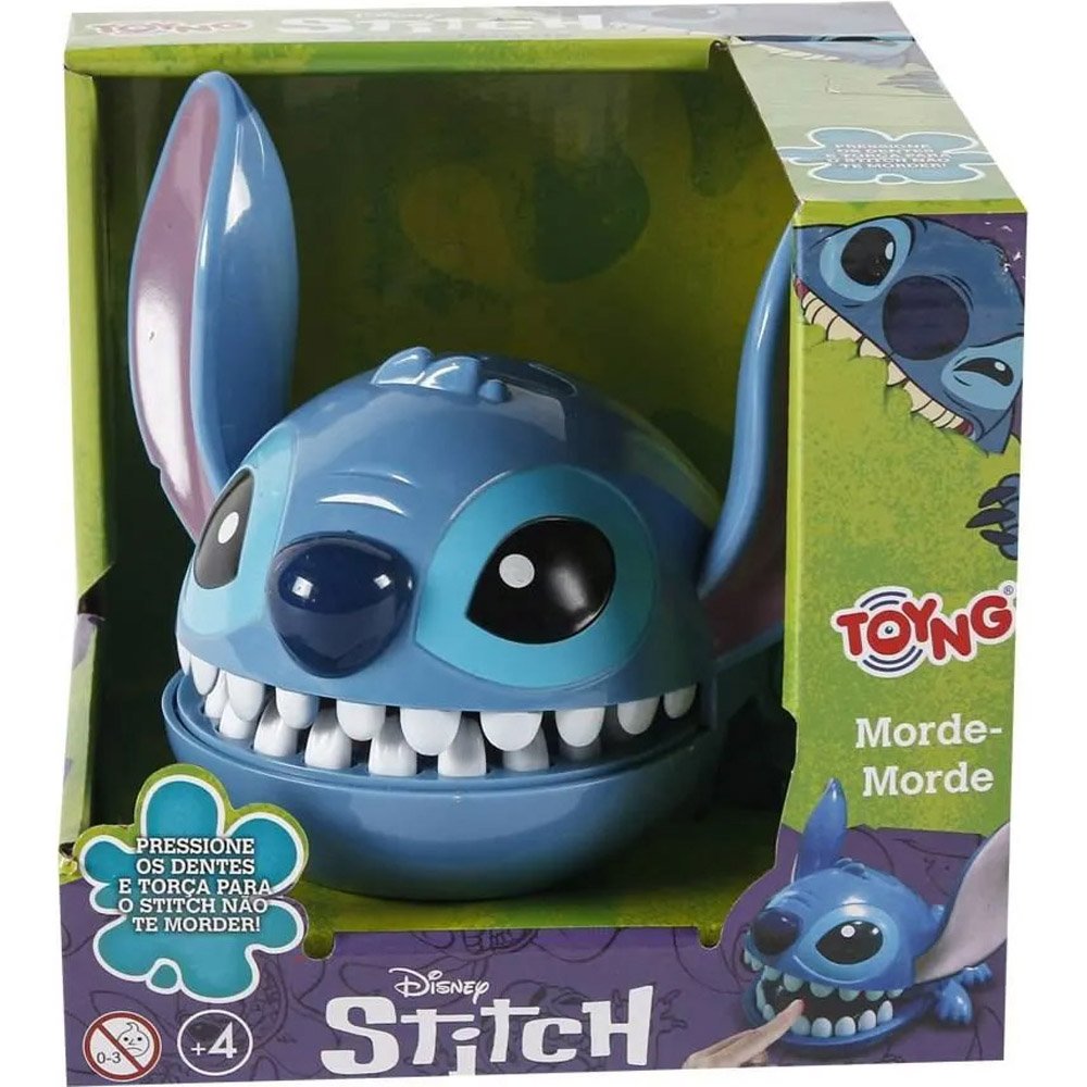 Encontraproduto.com.br - Jogo Morde Morde Disney Stitch Toyng 52898