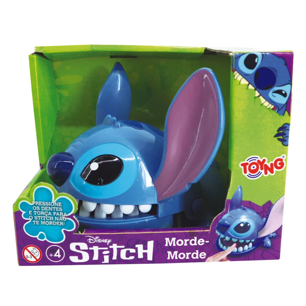 Encontraproduto.com.br - Jogo Morde Morde Disney Stitch Toyng 52898