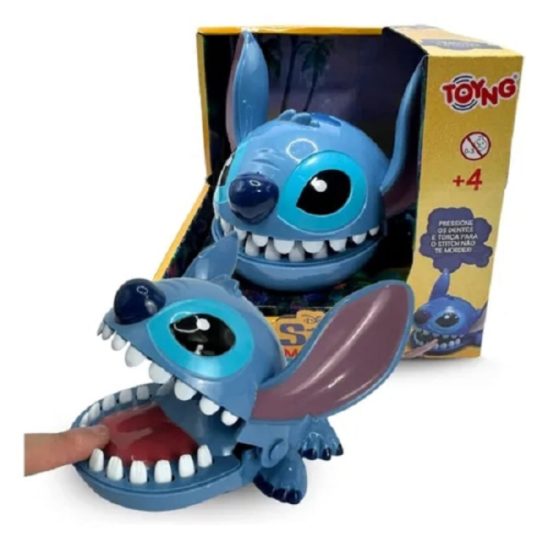 Encontraproduto.com.br - Jogo Morde Morde Disney Stitch Toyng 52898