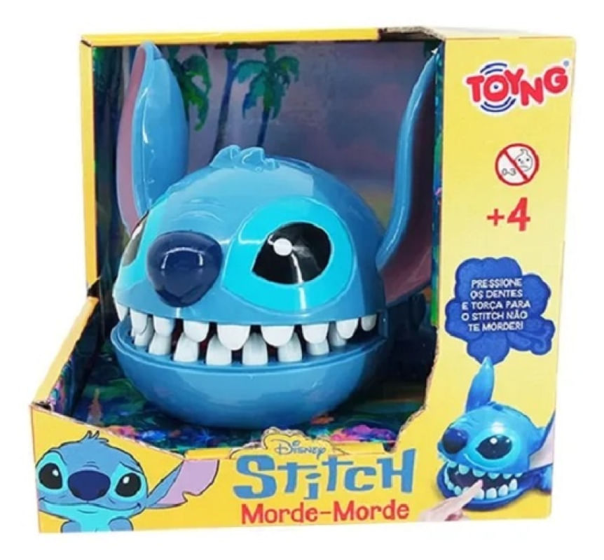 Encontraproduto.com.br - Jogo Morde Morde Disney Stitch Toyng 52898