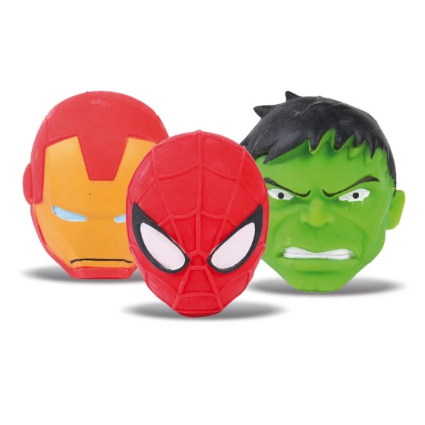 Encontraproduto.com.br - Cabeça de Borracha Toyng Marvel - Item Sortido