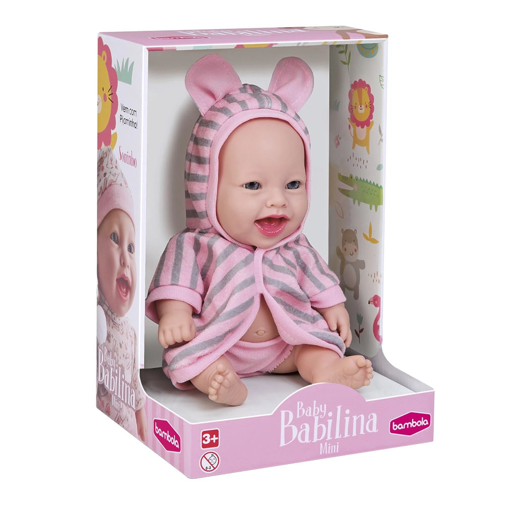 Encontraproduto.com.br - Boneca - Baby Babilina Soninho - 729 BAMBOLA BRINQUEDOS