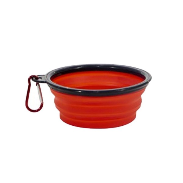 Encontraproduto.com.br - Pote Dobrável Bebedouro Comedouro Pet 350ml - 123 Util