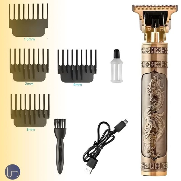 Encontraproduto.com.br - Maquina Aço De Cabelo Barbear Corta No Zero Ultra Afiada T9