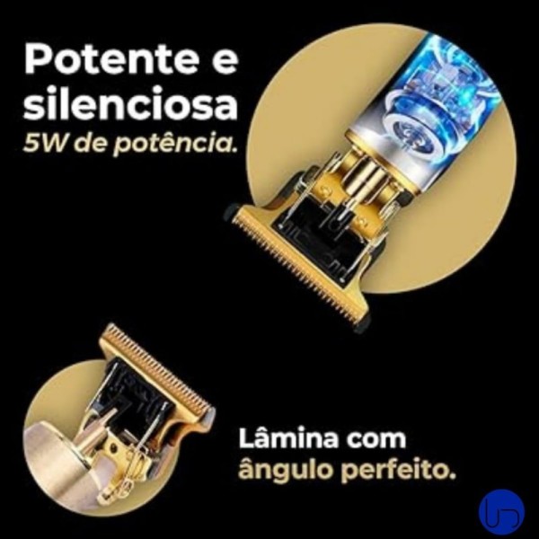 Encontraproduto.com.br - Maquina Aço De Cabelo Barbear Corta No Zero Ultra Afiada T9