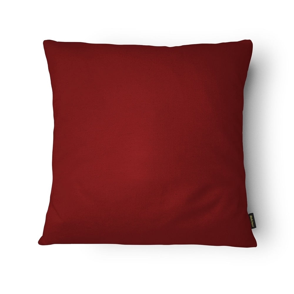 Almofada Belchior Uniq Colors Liso Vermelho 43x43cm
