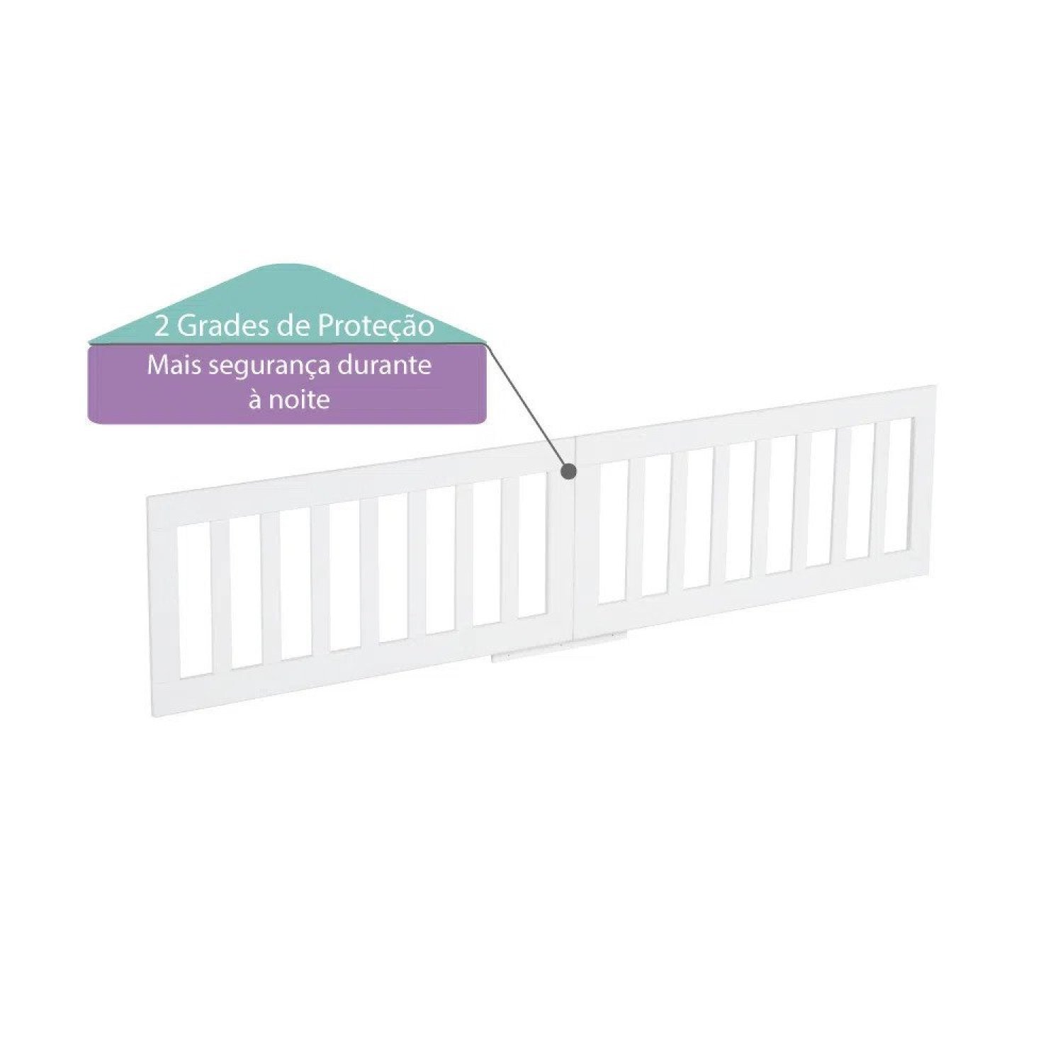 Kit Grade Para Beliche Infantil Garden E Kalmar Casatema Branco