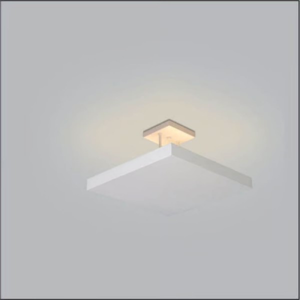 Plafon Quadrado 4Xg9 Branco 252/4 40X40Cm Médio Home Usina Design