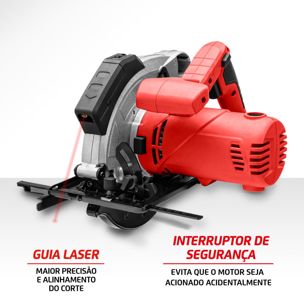 Encontraproduto.com.br - Serra Circular 1200W Mondial FSC-03 127V