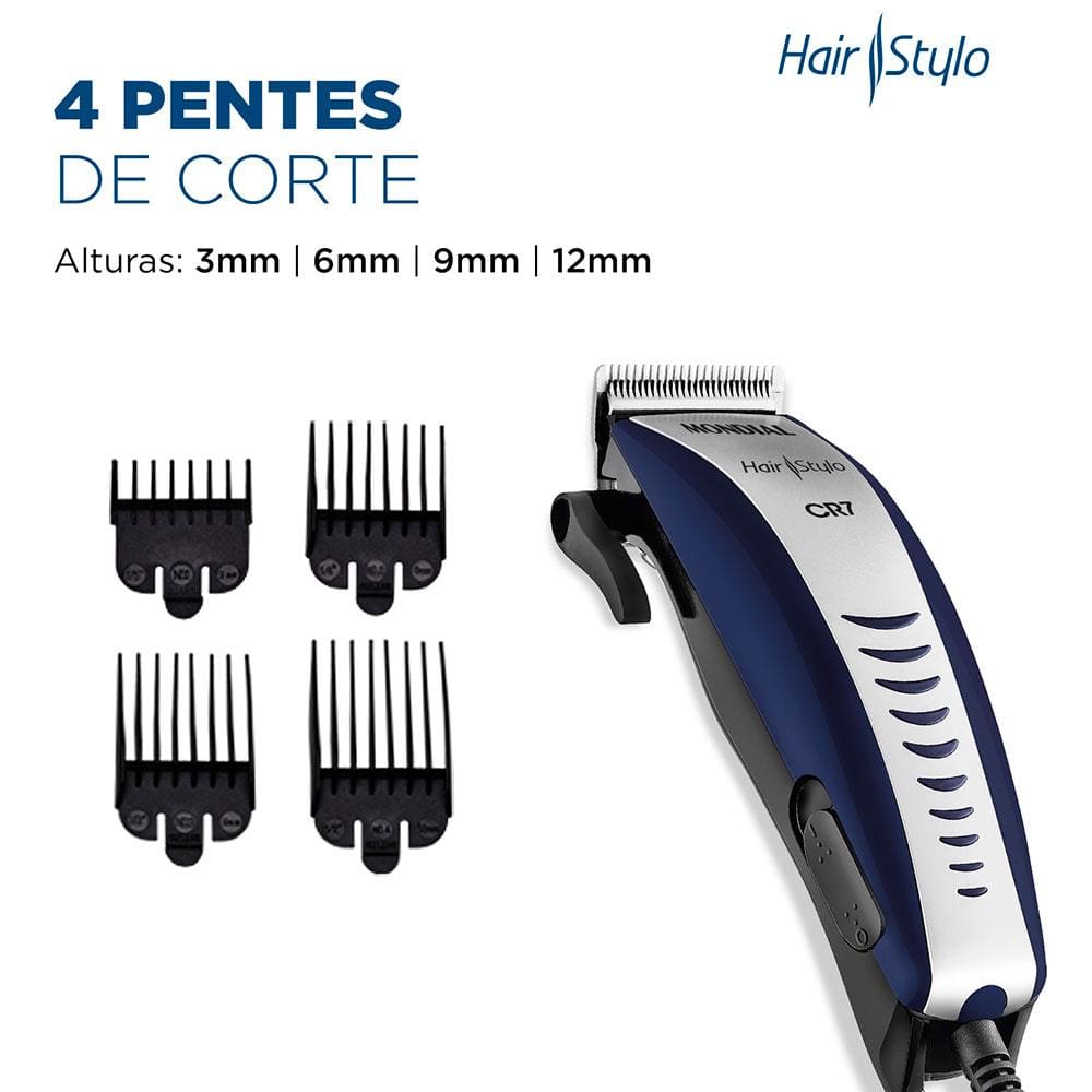 Encontraproduto.com.br - Máquina De Corte Hair Stylo CR-07 Mondial