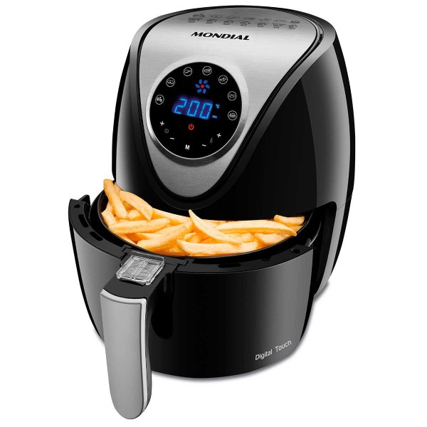 Encontraproduto.com.br - Fritadeira Sem Óleo Air Fryer 3,5L Mondial AF-30-DI