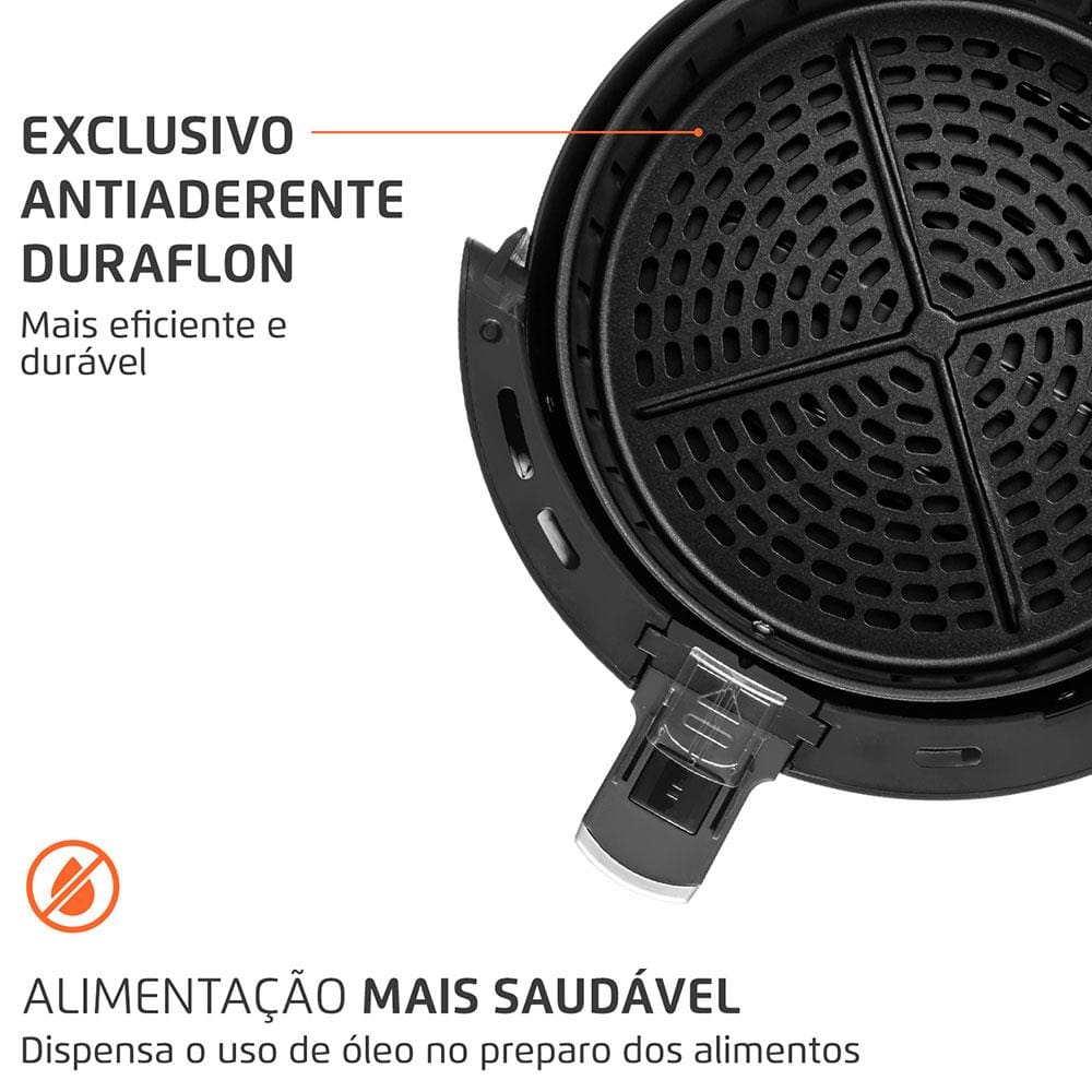 Encontraproduto.com.br - Fritadeira Sem Óleo Air Fryer 3,5L Mondial AF-30-I