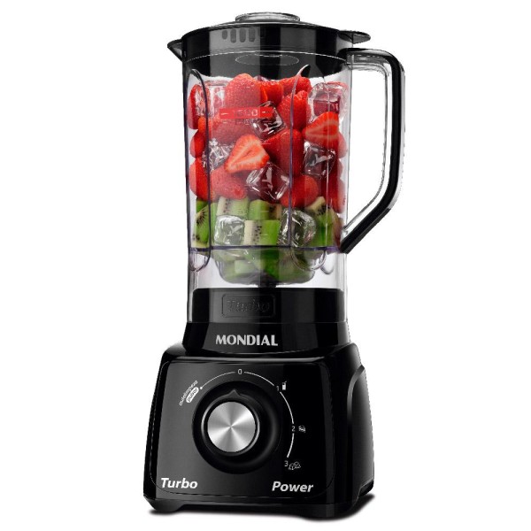 Liquidificador Mondial com Filtro L99 FB 500W 2,2L Preto 220V