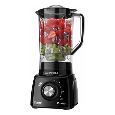 Encontraproduto.com.br - Liquidificador Mondial com Filtro L99 FB 500W 2,2L Preto 220V