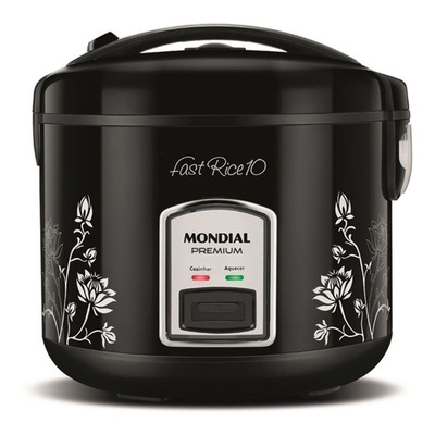 Panela Elétrica Mondial Fast Rice 10 Pe-44-10x Panela Elétrica De Arroz-220v-preto