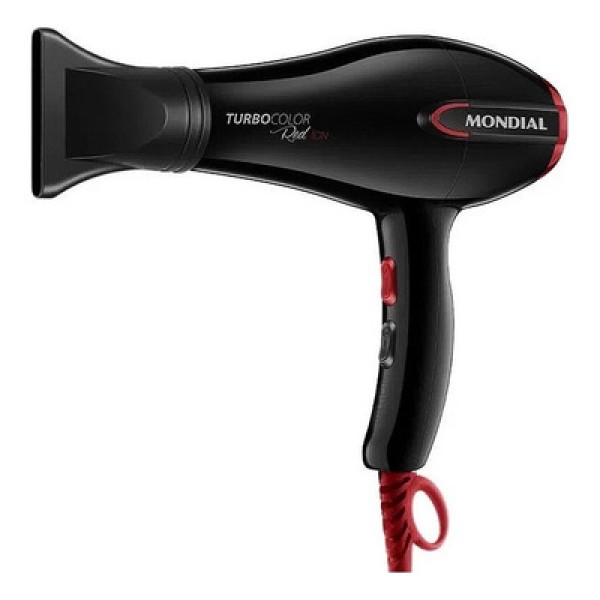 Secador de Cabelos Mondial Turbo Color Red SC-41  127V