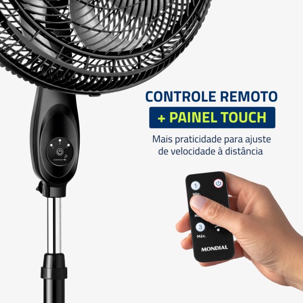 Encontraproduto.com.br - Ventilador de Coluna Turbo Mondial 40CM  VTX-40C-8P-CR