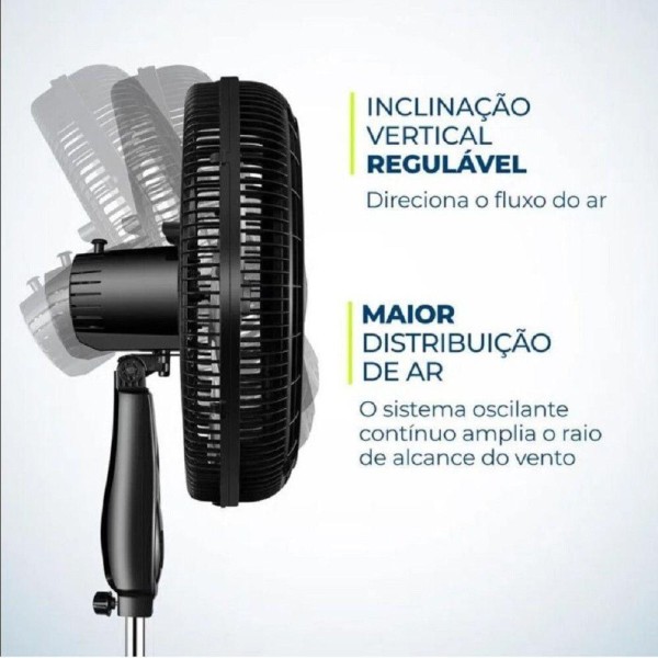 Encontraproduto.com.br - Ventilador de Coluna Mondial com Controle Remoto 40CM com 8 Pás VTX40CR