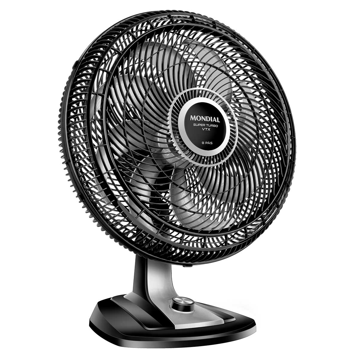 Ventilador de Mesa Mondial Turbo 8 Pás 50cm VTX-50-8P-