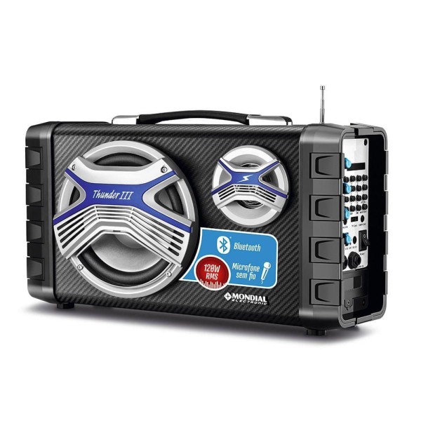 Encontraproduto.com.br - Caixa Amplicada Mondial Connect Thunder III MCO-13