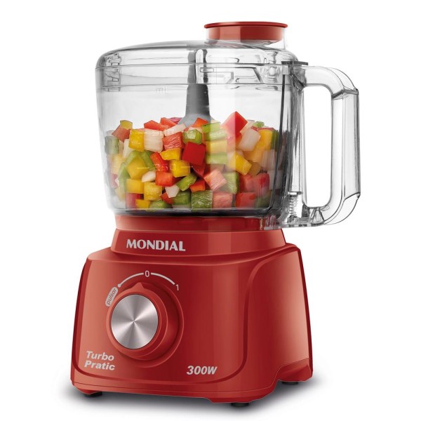 Encontraproduto.com.br - Processador Mondial MP16 Vermelho 220V