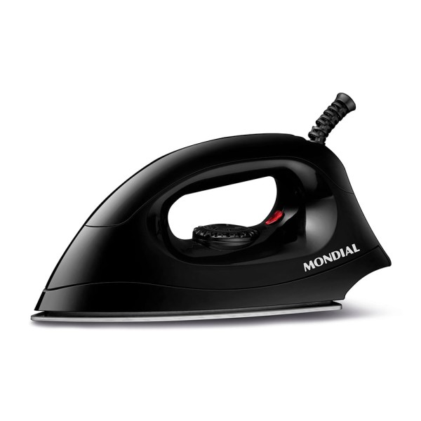 Encontraproduto.com.br - Ferro de Passar Roupa a Seco Mondial Fsn-55-B Preto - 220V