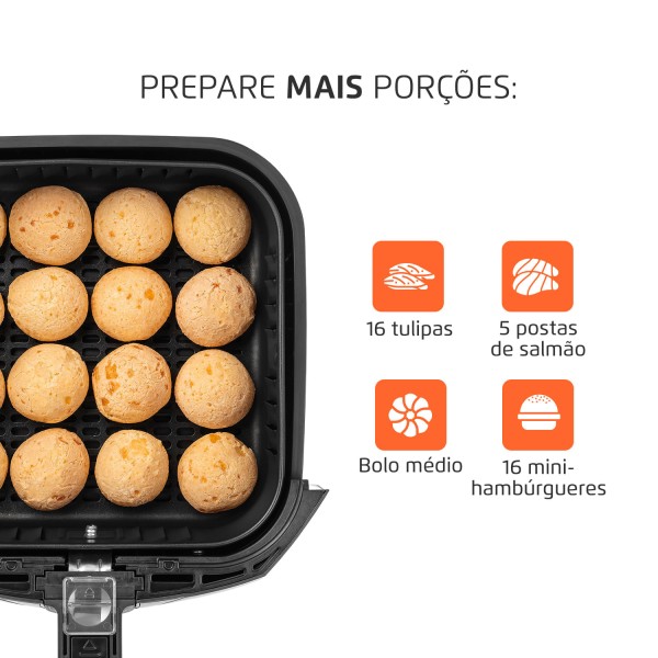 Encontraproduto.com.br - Fritadeira Sem Óleo Air Fryer Mondial - AFN-40-FB
