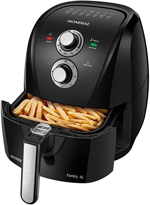 Encontraproduto.com.br - Fritadeira Sem óleo Air Fryer Mondial Afn-40-bfs Air Fryer Afn-40-bfs 220v-60hz