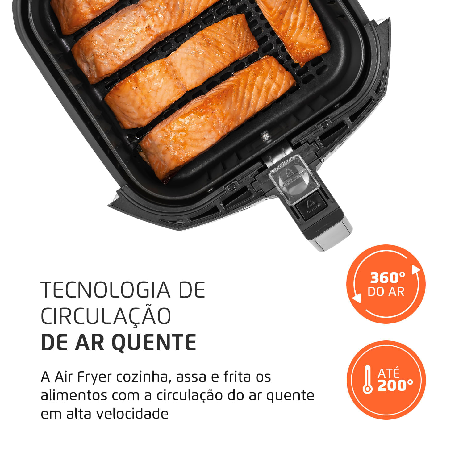 Encontraproduto.com.br - Fritadeira Sem Óleo Air Fryer 4L Mondial AFN-40-PI