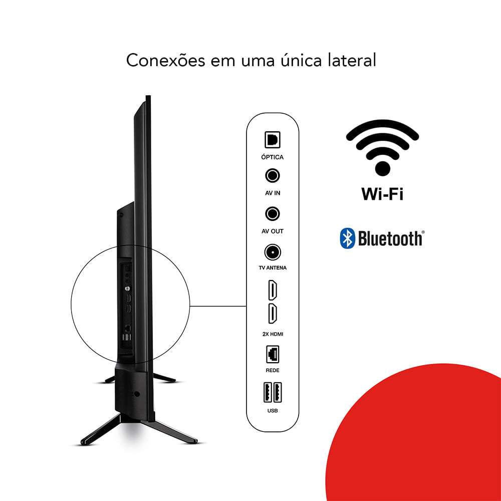 Encontraproduto.com.br - Smart Tv Aiwa Android, Full Hd, Comando De Voz, Dolby Audio, borda Infinita Aws-tv-43-bl-02-a Bivolt
