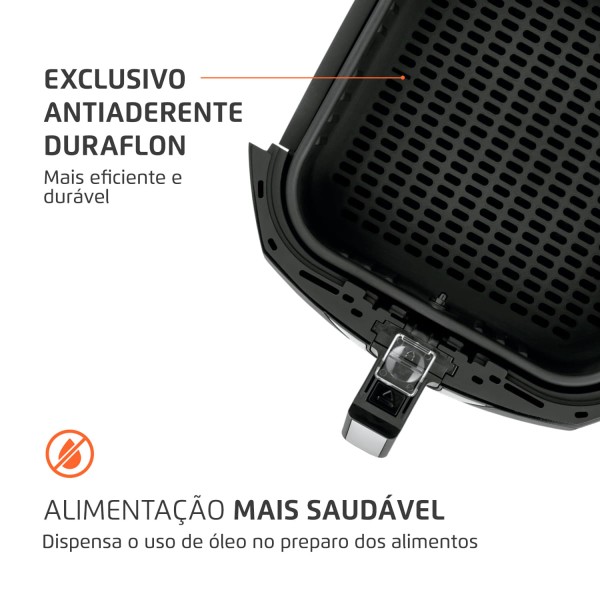 Encontraproduto.com.br - Fritadeira Sem Óleo Air Fryer 6 Litros AFN-60-BI Mondial