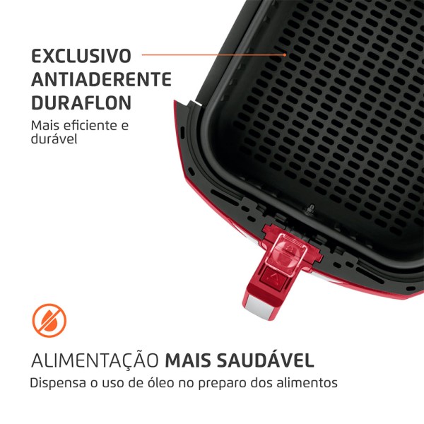 Encontraproduto.com.br - Fritadeira Sem Óleo Air Fryer 6 Litros AFN-60-RI Mondial