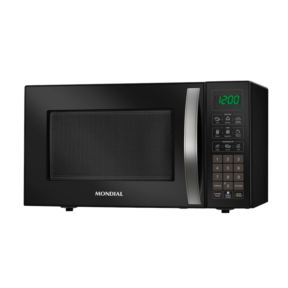 Micro-Ondas 34 Litros com Menu Dia a Dia MO-02-34-B 1400W 220V Preto Mondial
