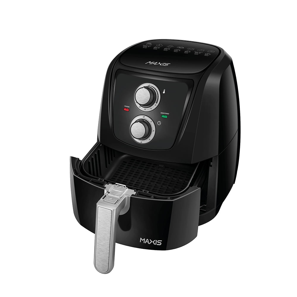 Encontraproduto.com.br - Fritadeira Sem Óleo Air Fryer Maxis AF-01-MX Preta 60Hz